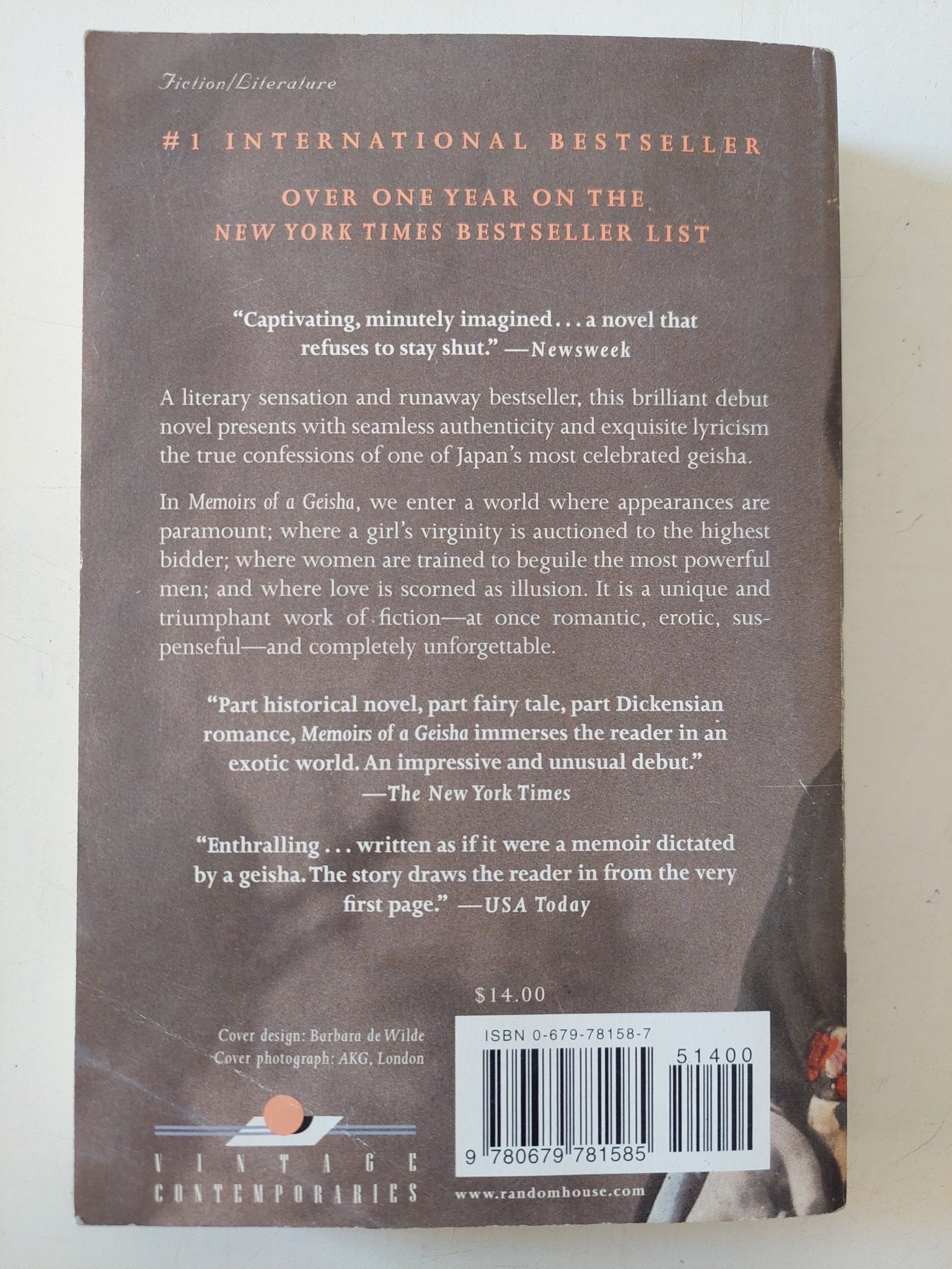 Memoirs of a geisha / Arthur Golden - متجر كتب مصر - متجر كتب مصر