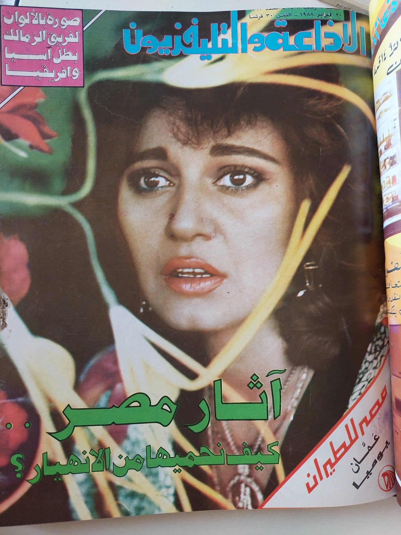 مجلة الإذاعة والتلفزيون .. الربع الأول من سنة 1988 - قطع كبير هارد كفر - متجر كتب مصر - المكتبة الفلسفية