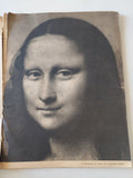 Mona Lisa / Leonardo Da Vinci - قطع كبير ملحق بالصور ١٩٤٧ - متجر كتب مصر - متجر كتب مصر