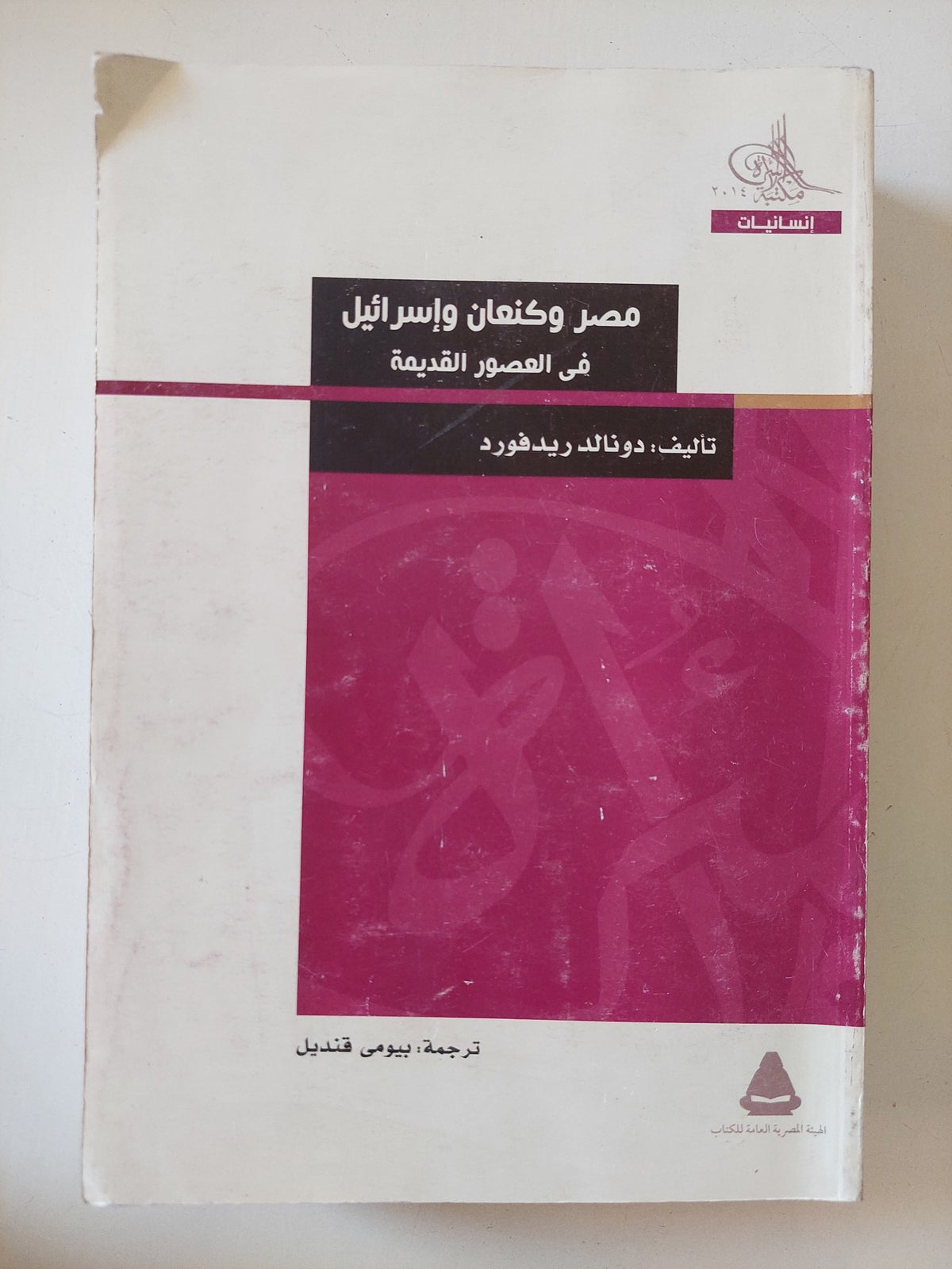 مصر وكنعان وإسرائيل فى مصر القديمة / دونالد ريدفورد - متجر كتب مصر - المكتبة الفلسفية