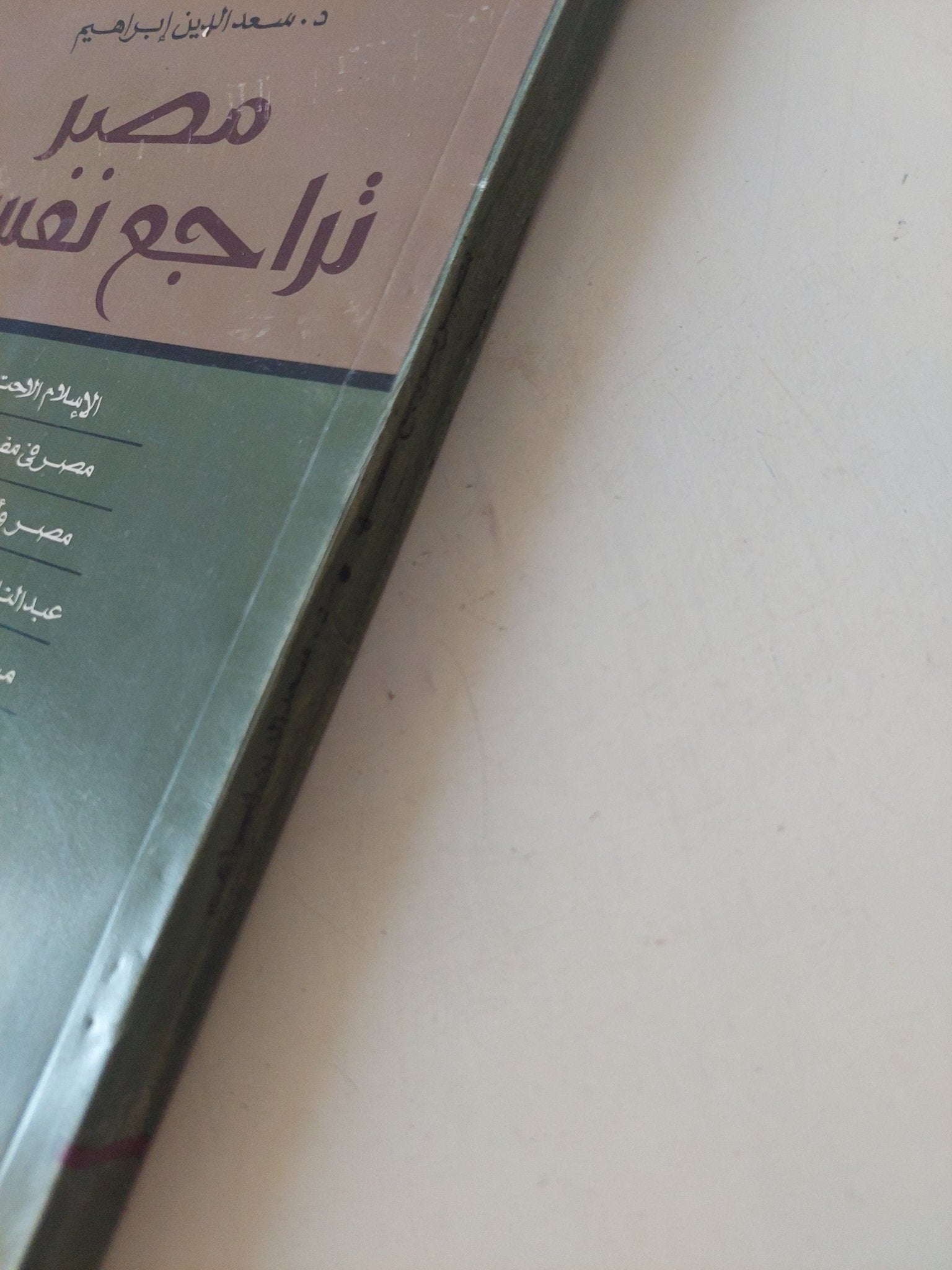مصر تراجع نفسها / سعد الدين إبراهيم - متجر كتب مصر - المكتبة الفلسفية