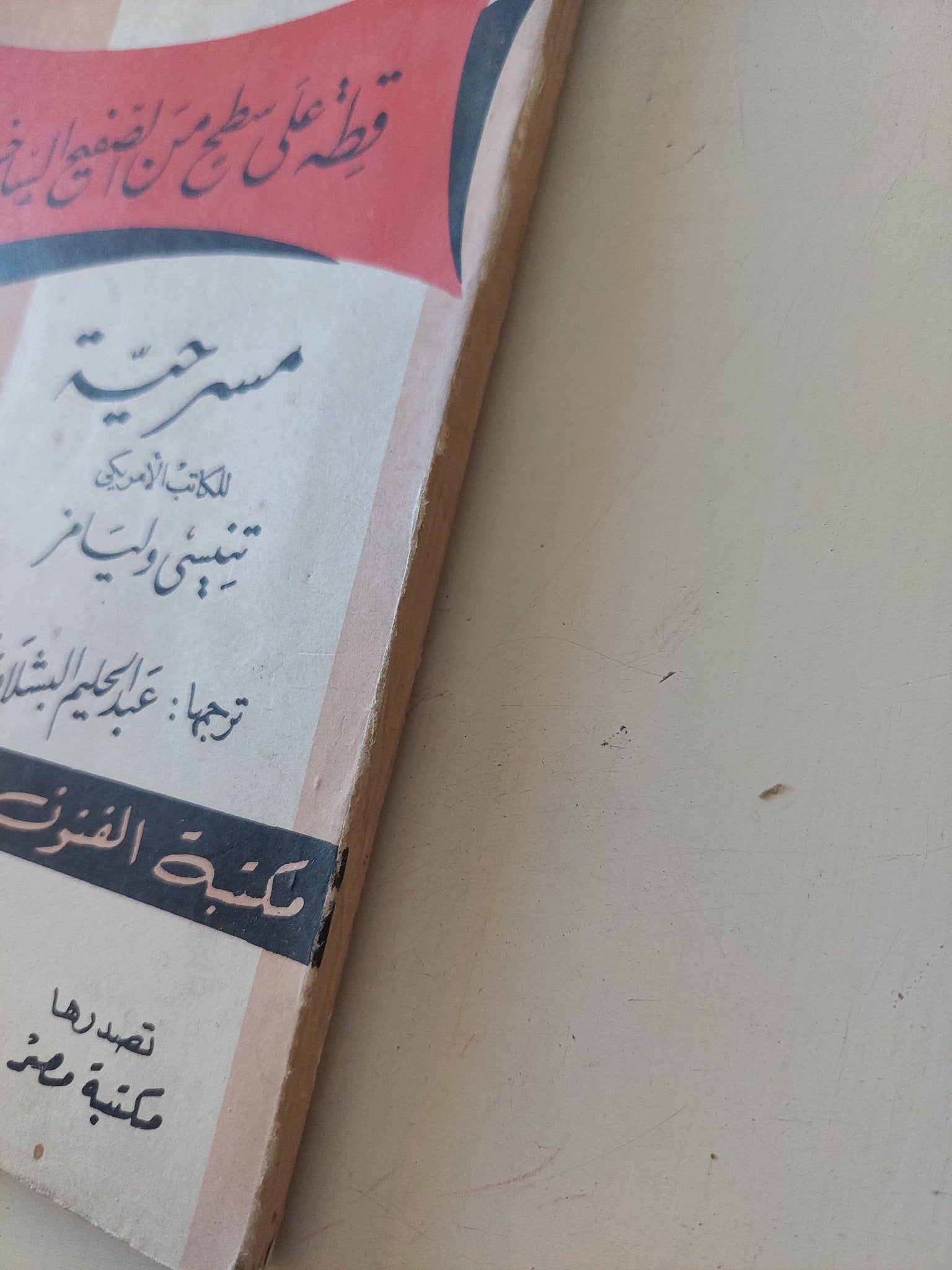 مسرحية قطة على سطح من صفيح ساخن / تنيسى ويليامز - متجر كتب مصر - متجر كتب مصر