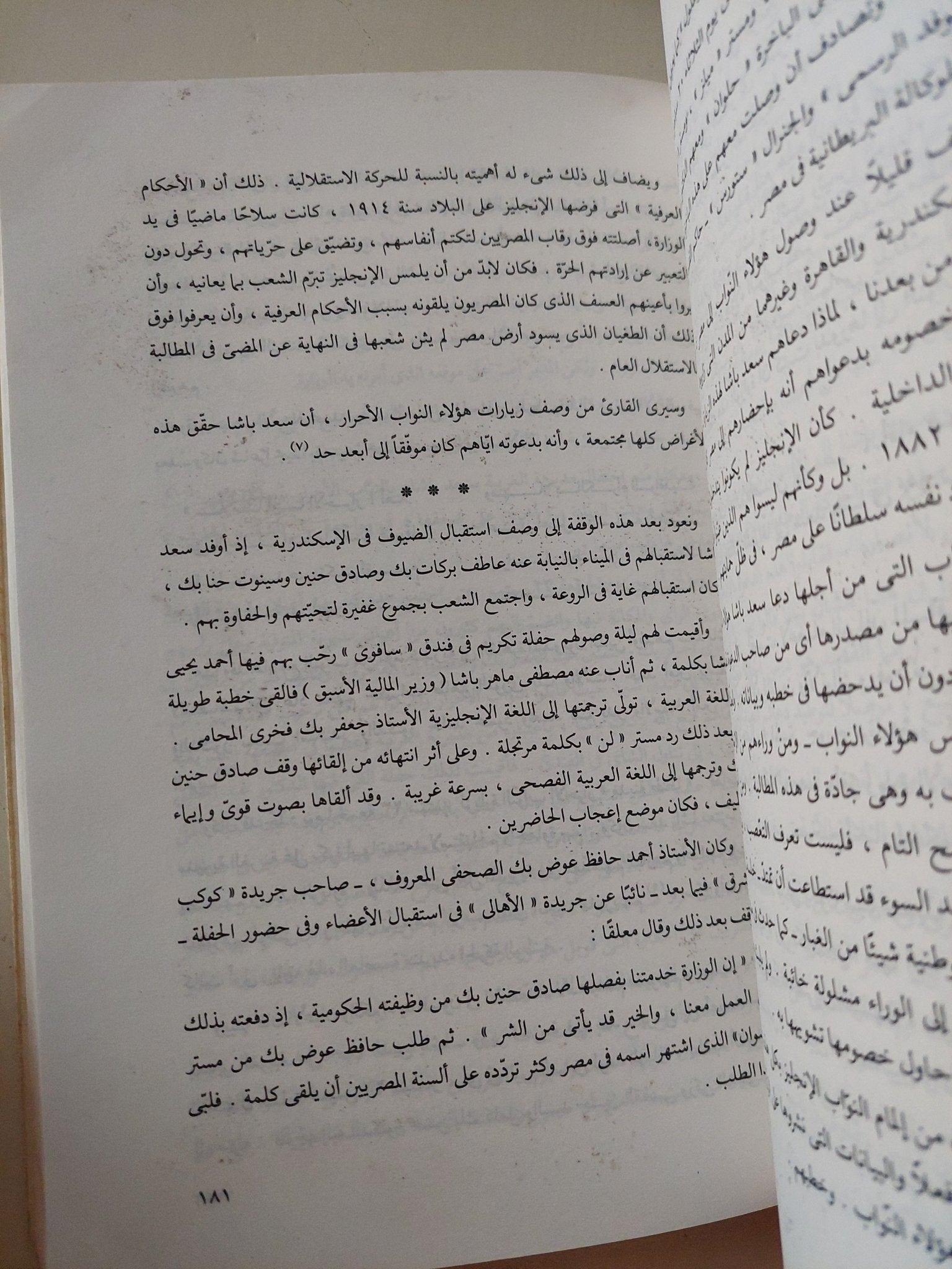 مذكرات فخرى عبد النور .. ثورة 1919 - متجر كتب مصر - متجر كتب مصر