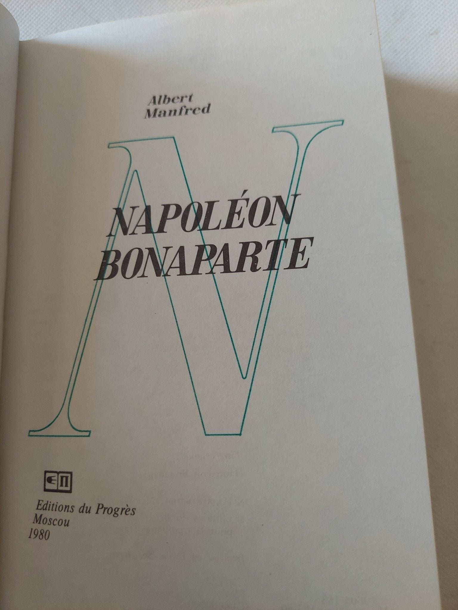Napoleon Bonaparte / Albert Manfred - هارد كفر - متجر كتب مصر - متجر كتب مصر