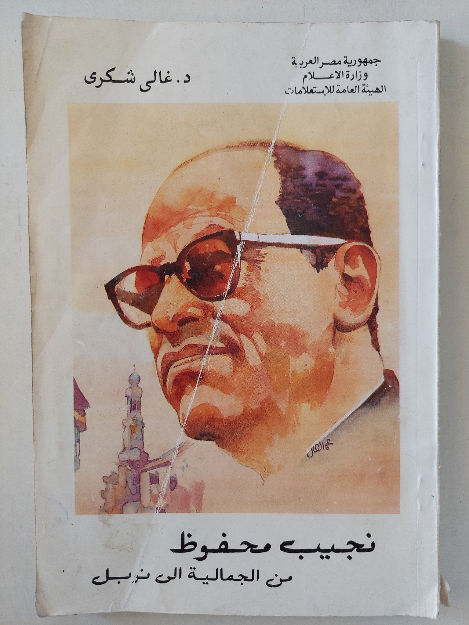 نجيب محفوظ .. من الجمالية إلى نوبل / غالى شكرى - هارد كفر ملحق بالصور - متجر كتب مصر - متجر كتب مصر