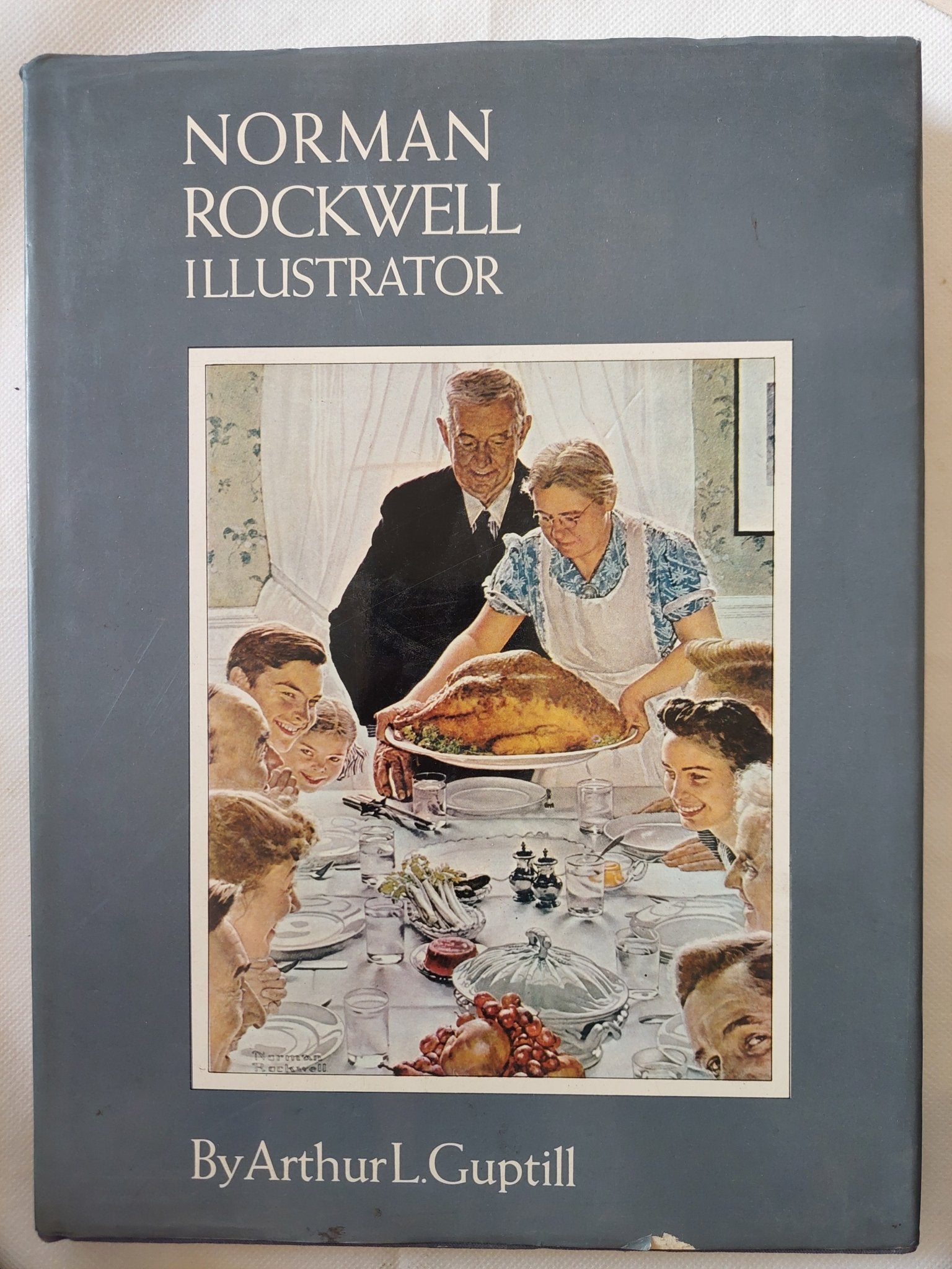 Norman Rockwell illustrator / Arthur Guptill - قطع كبير ملحق بالصور / هارد كفر - متجر كتب مصر - متجر كتب مصر