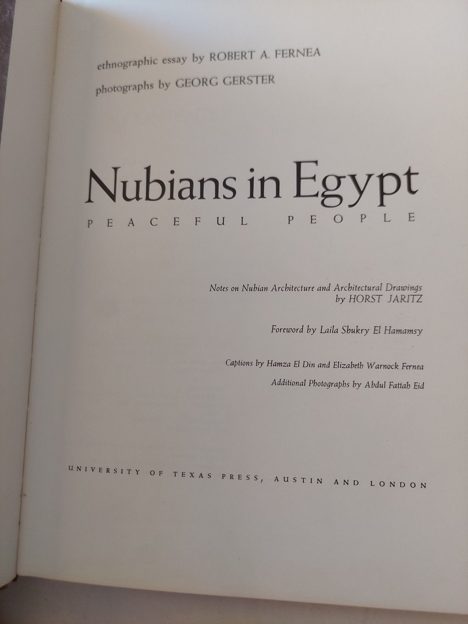Nubians in Egypt .. peaceful people - هارد كفر ملحق بالصور / قطع كبير - متجر كتب مصر - متجر كتب مصر