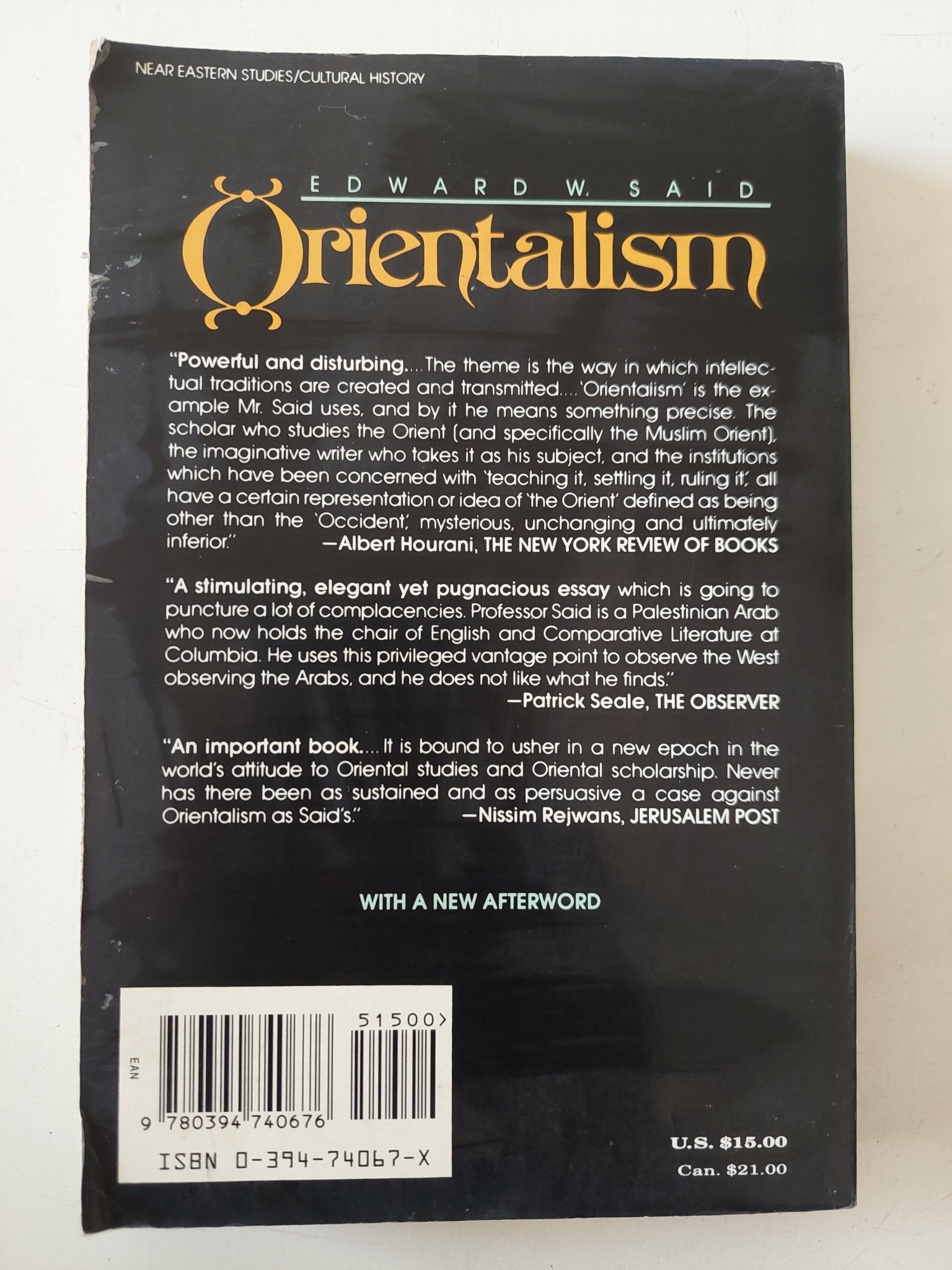 Orientalism / Edward Said - متجر كتب مصر - متجر كتب مصر