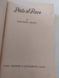 Pride of race / Baroness Orczy - هارد كفر - متجر كتب مصر - المكتبة الفلسفية