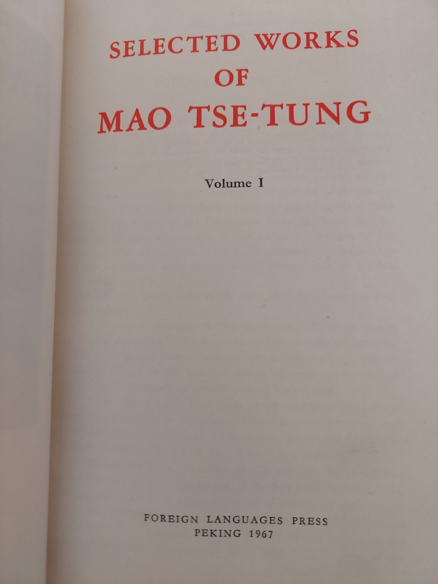 Selected works of Mo Tse - Tung - ٤ أجزاء - متجر كتب مصر - متجر كتب مصر