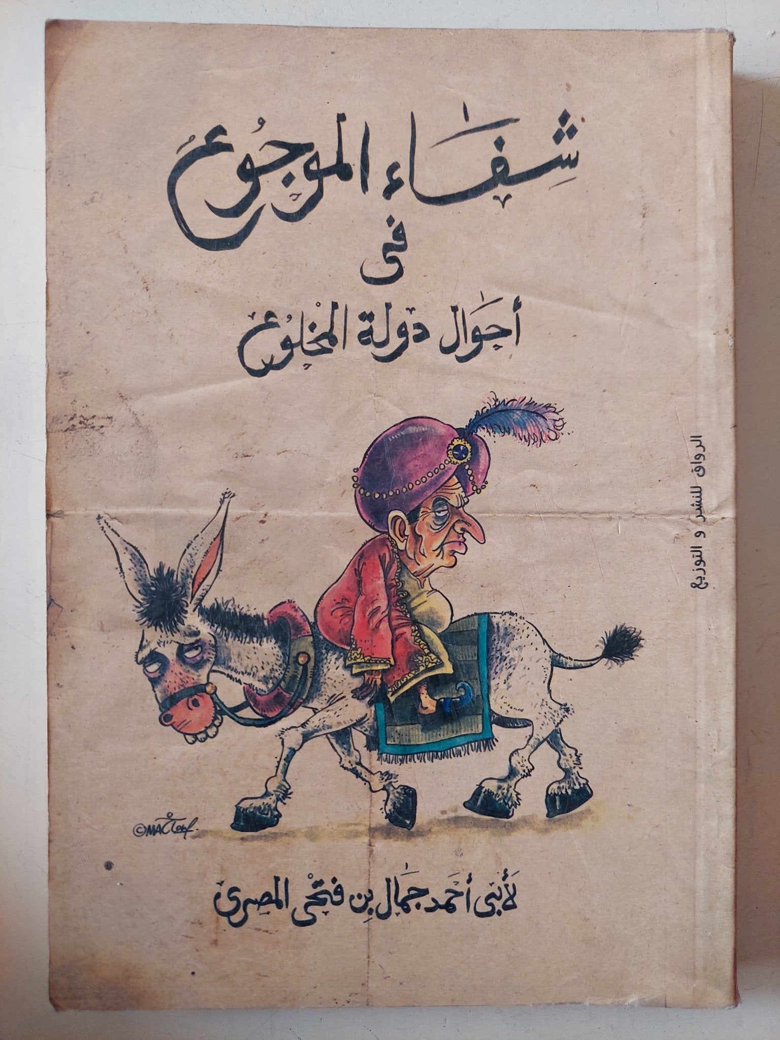 شفاء الموجوع فى أجوال دولة المخلوع / أبى أحمد جمال بن فتحى المصرى - متجر كتب مصر - متجر كتب مصر