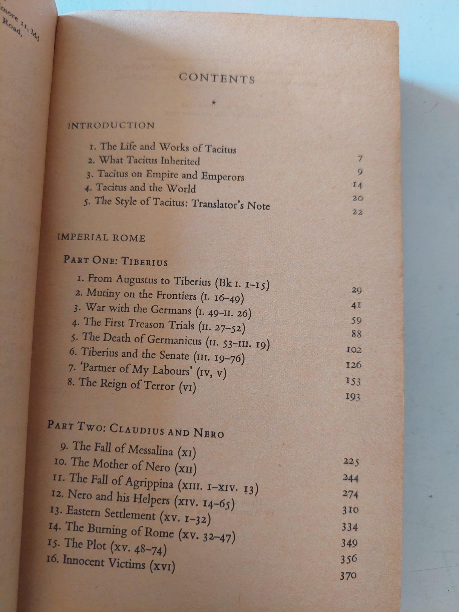 Tacitus The annals of Imperial Rome - متجر كتب مصر - متجر كتب مصر