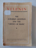 The Agrarian Question and the Critics of Marx / Lenin - متجر كتب مصر - متجر كتب مصر