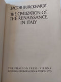 The Civilization of the Renaissance in Italy / Jacob Burckhardt - قطع كبير ملحق بالصور / هارد كفر - متجر كتب مصر - متجر كتب مصر