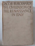The Civilization of the Renaissance in Italy / Jacob Burckhardt - قطع كبير ملحق بالصور / هارد كفر - متجر كتب مصر - متجر كتب مصر