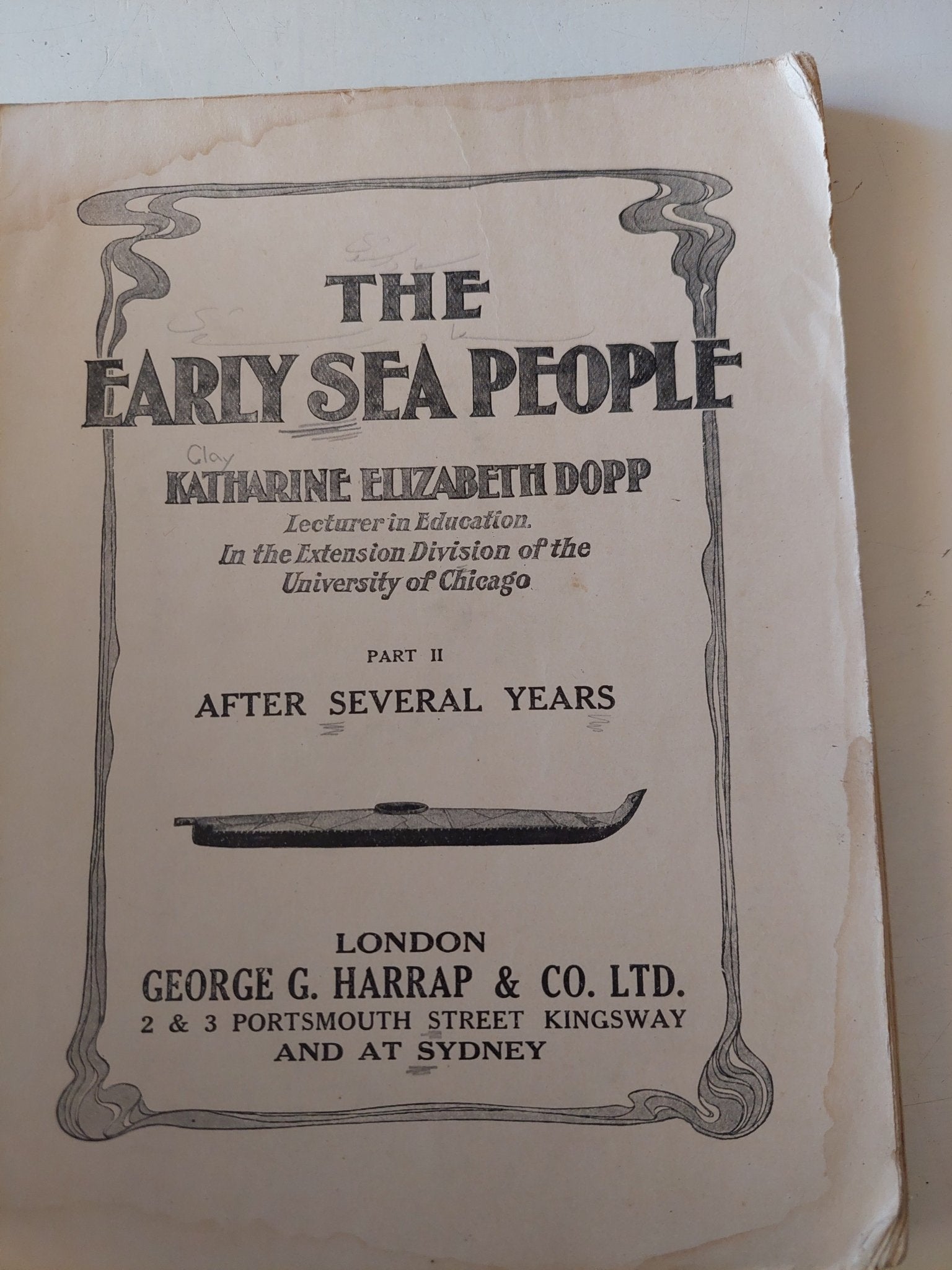 The early sea people part 2 / Katherine Doop - متجر كتب مصر - متجر كتب مصر