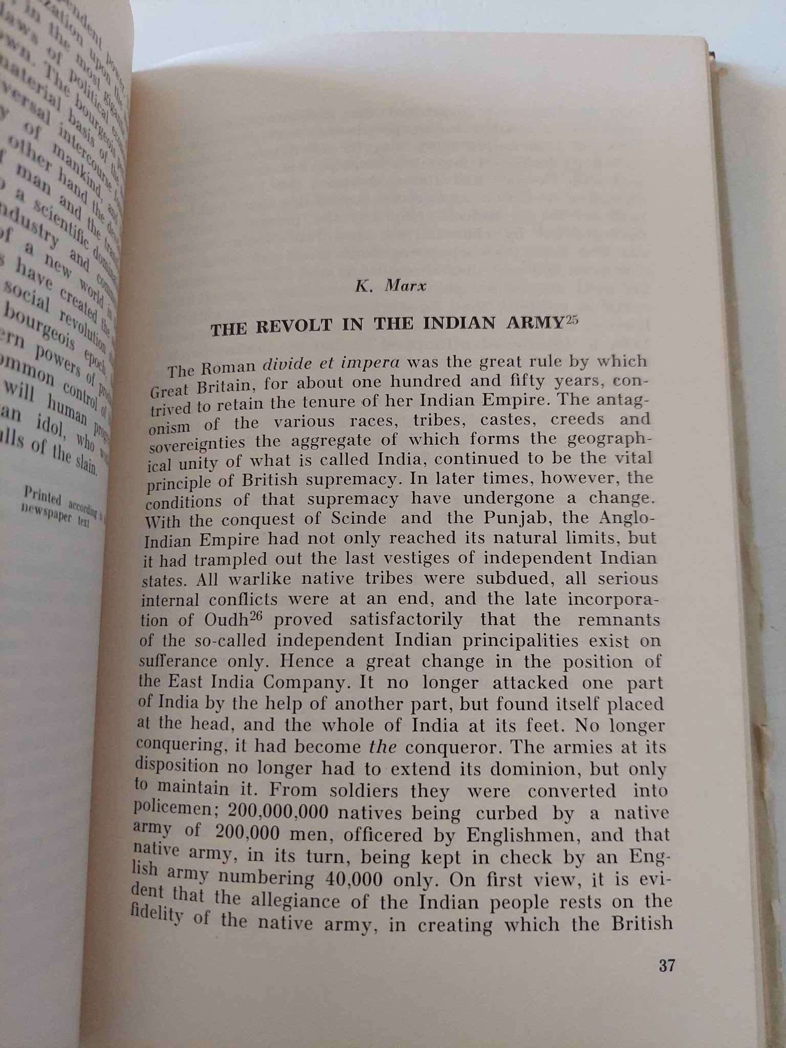 The first Indian war of independence / Marx & Engels - هارد كفر - متجر كتب مصر - متجر كتب مصر