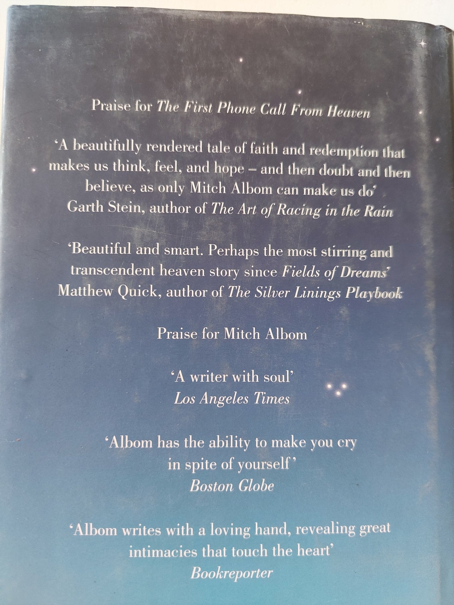 The first phone call from heaven / Mitch Albom - هارد كفر - متجر كتب مصر - متجر كتب مصر