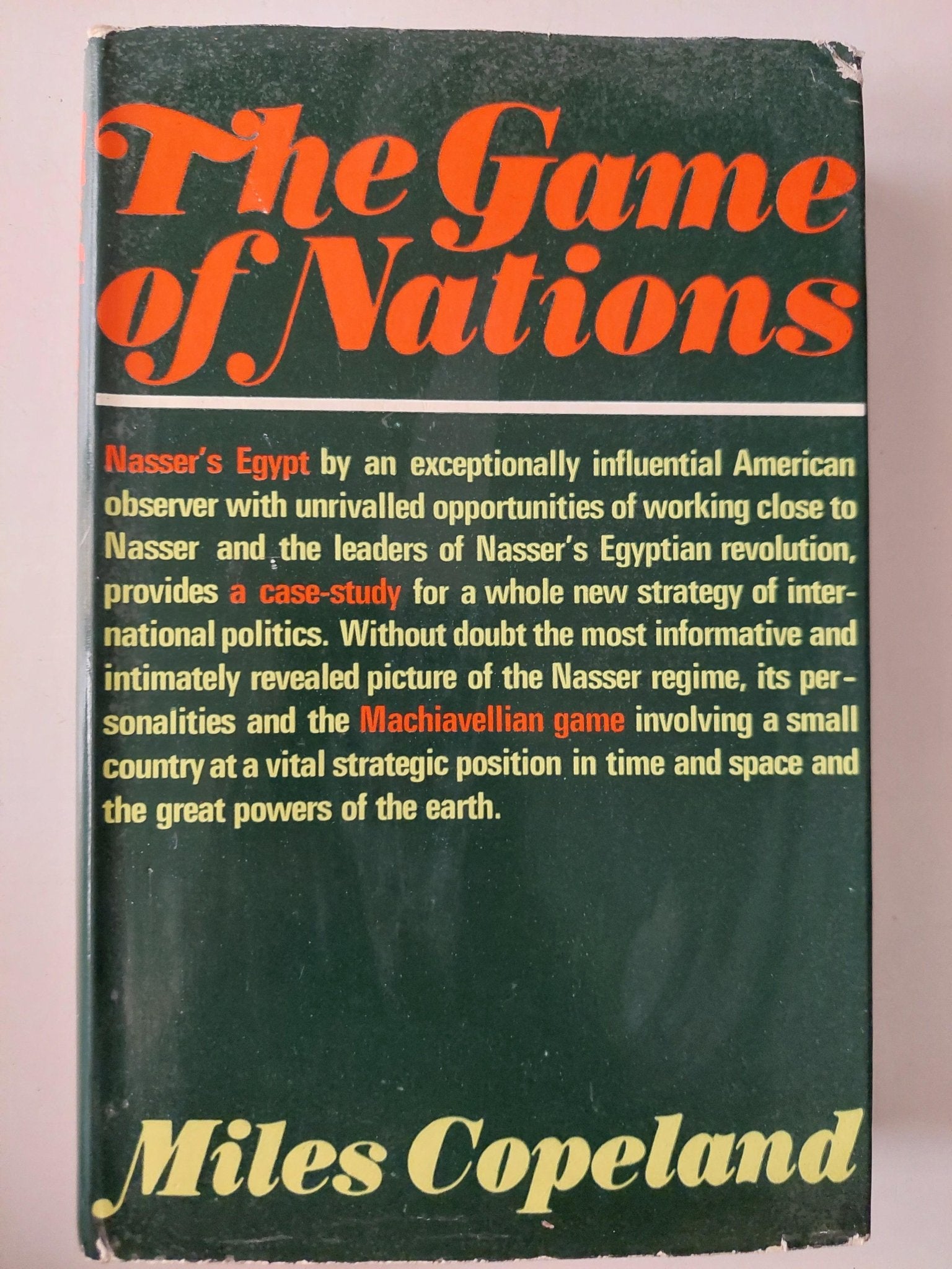 The Game Of Nations / Miles Copeland - متجر كتب مصر - متجر كتب مصر
