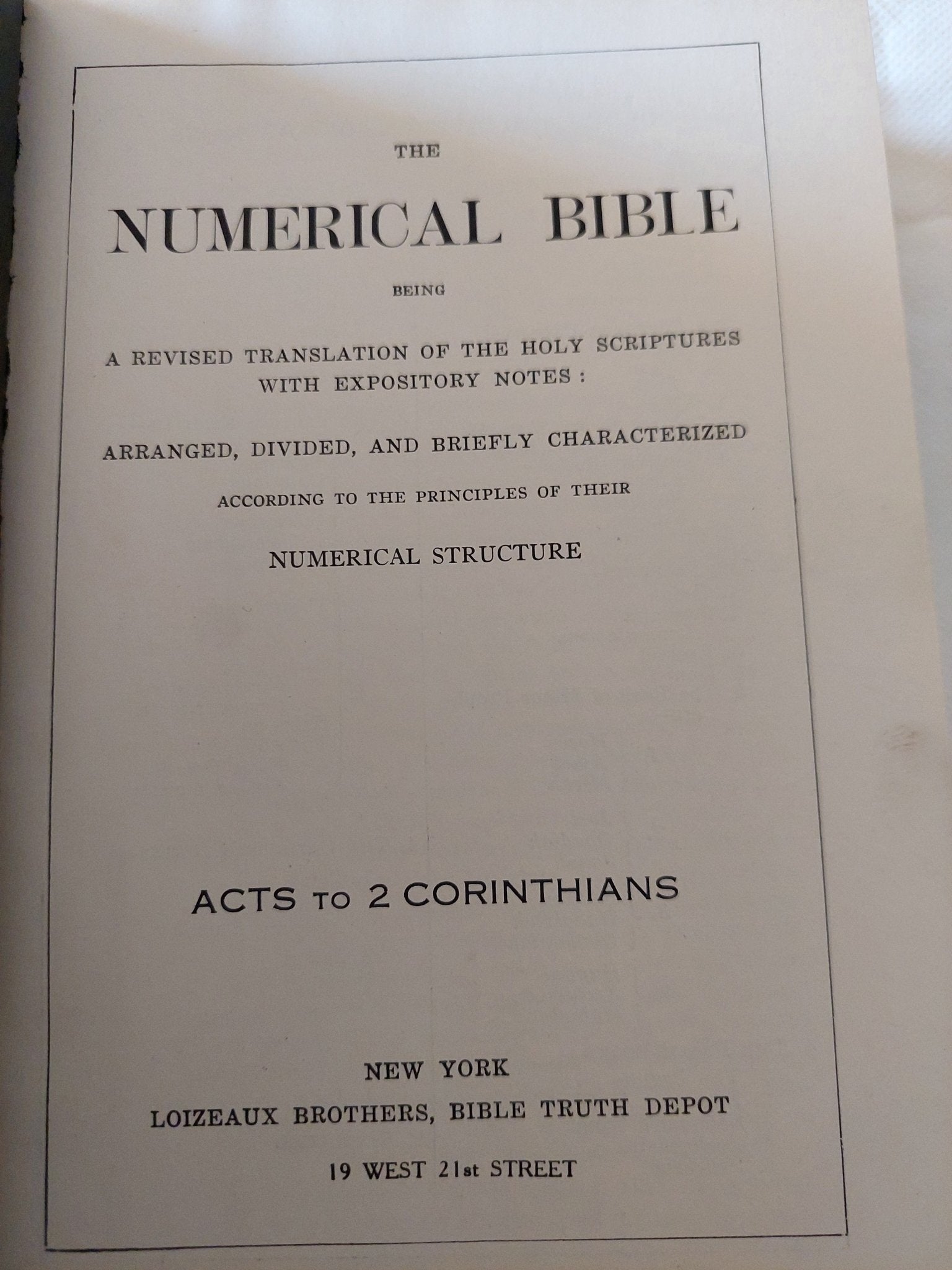 THE NUMERICAL BIBLE F.W GRANT 5 OUT OF THE 7 SERIES SET - هارد كفر - متجر كتب مصر - المكتبة الفلسفية