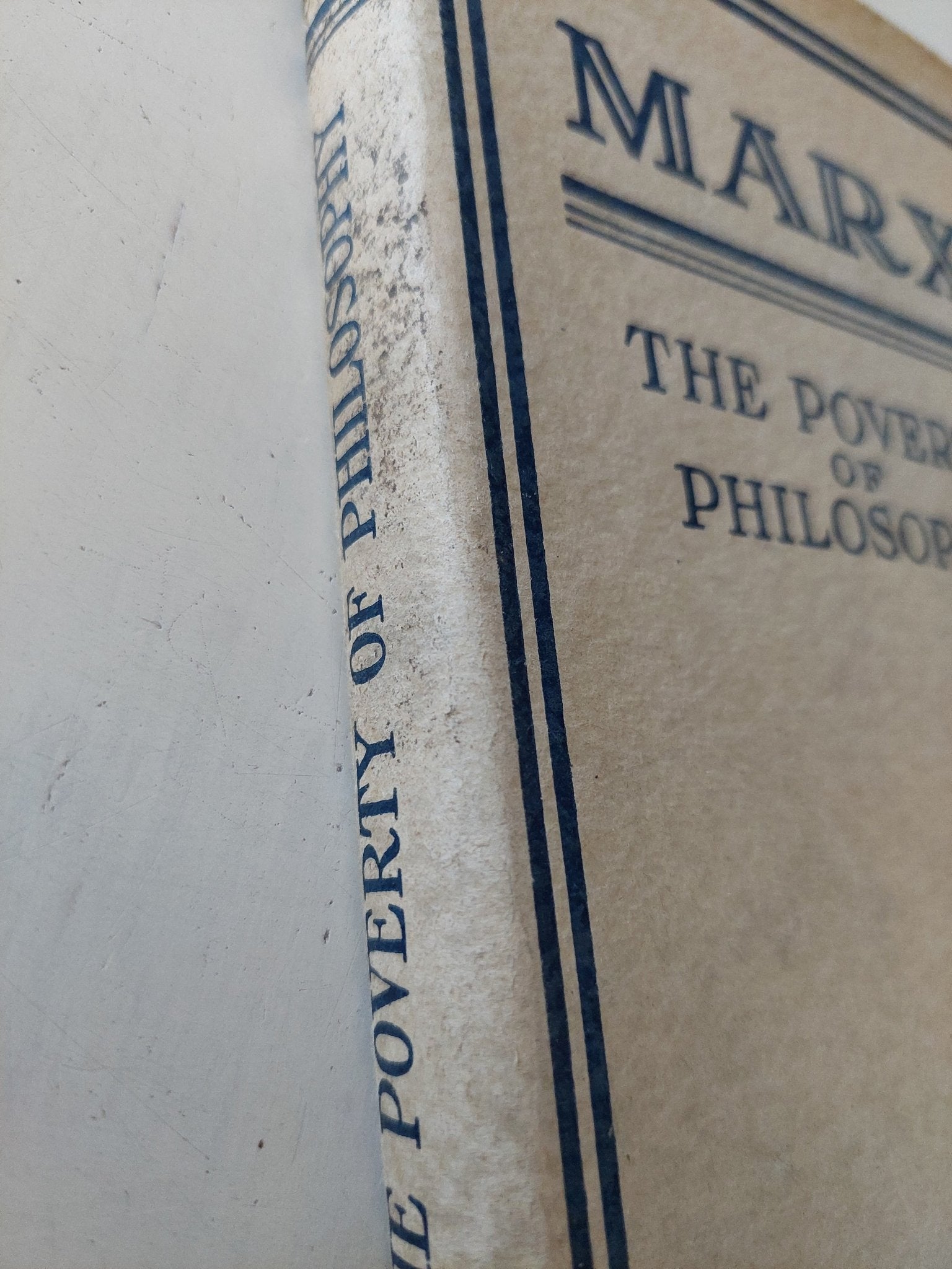 The poverty of Philosophy / Marx - هارد كفر - متجر كتب مصر - متجر كتب مصر