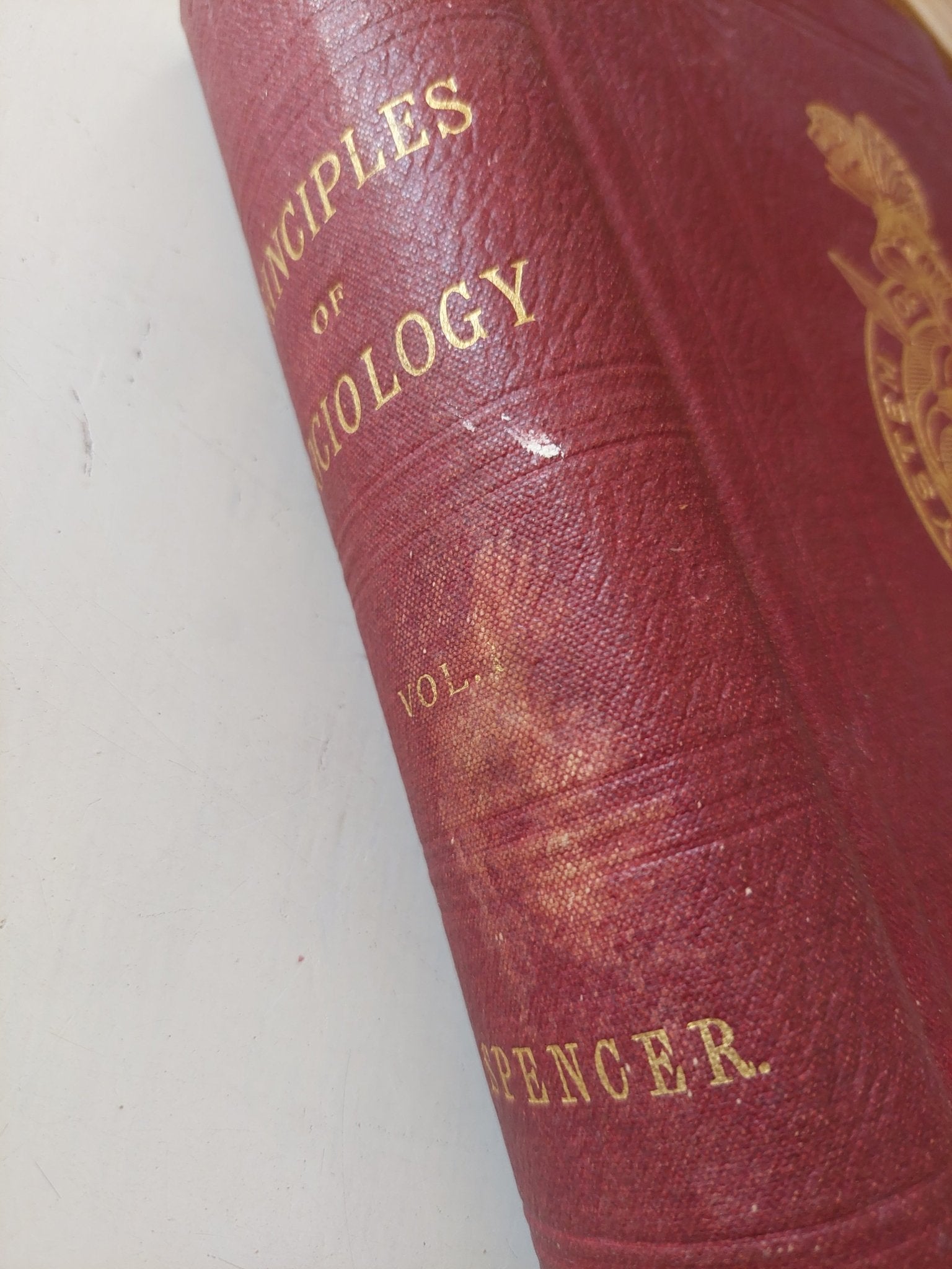 The principles of sociology / Herbert Spencer - هارد كفر - متجر كتب مصر - متجر كتب مصر