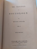 The principles of sociology / Herbert Spencer - هارد كفر - متجر كتب مصر - متجر كتب مصر