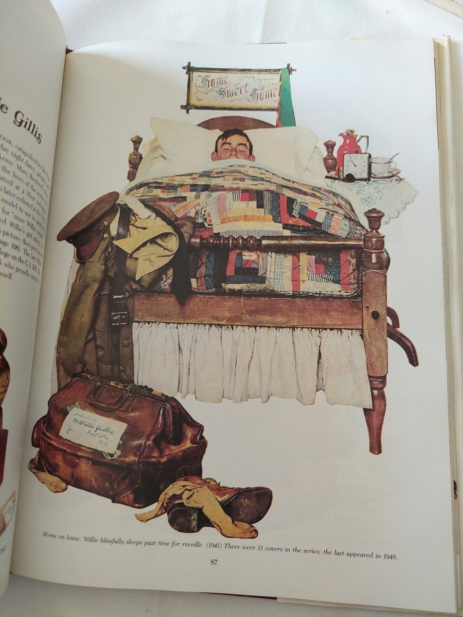 The Saturday Evening Post Norman Rockwell Book - قطع كبير ملحق بالصور / هارد كفر - متجر كتب مصر - متجر كتب مصر