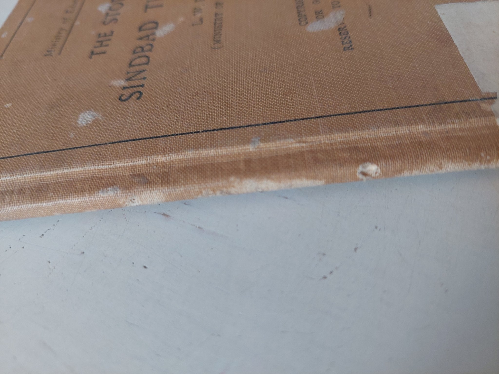 the story of Sindbad the sailor - هارد كفر١٩٣٢ - متجر كتب مصر - متجر كتب مصر