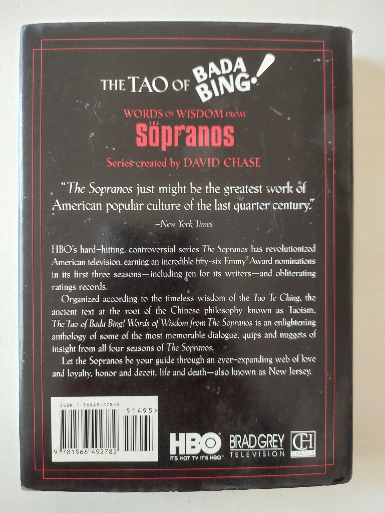 the Tao of Bada Bing ! .. word of wisdom from the Sopranos - هارد كفر - متجر كتب مصر - متجر كتب مصر