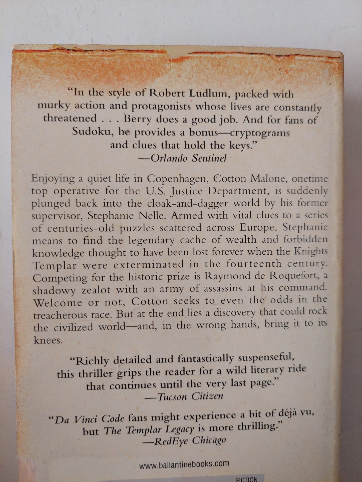 The Templar legacy / Steve Berry - متجر كتب مصر - متجر كتب مصر