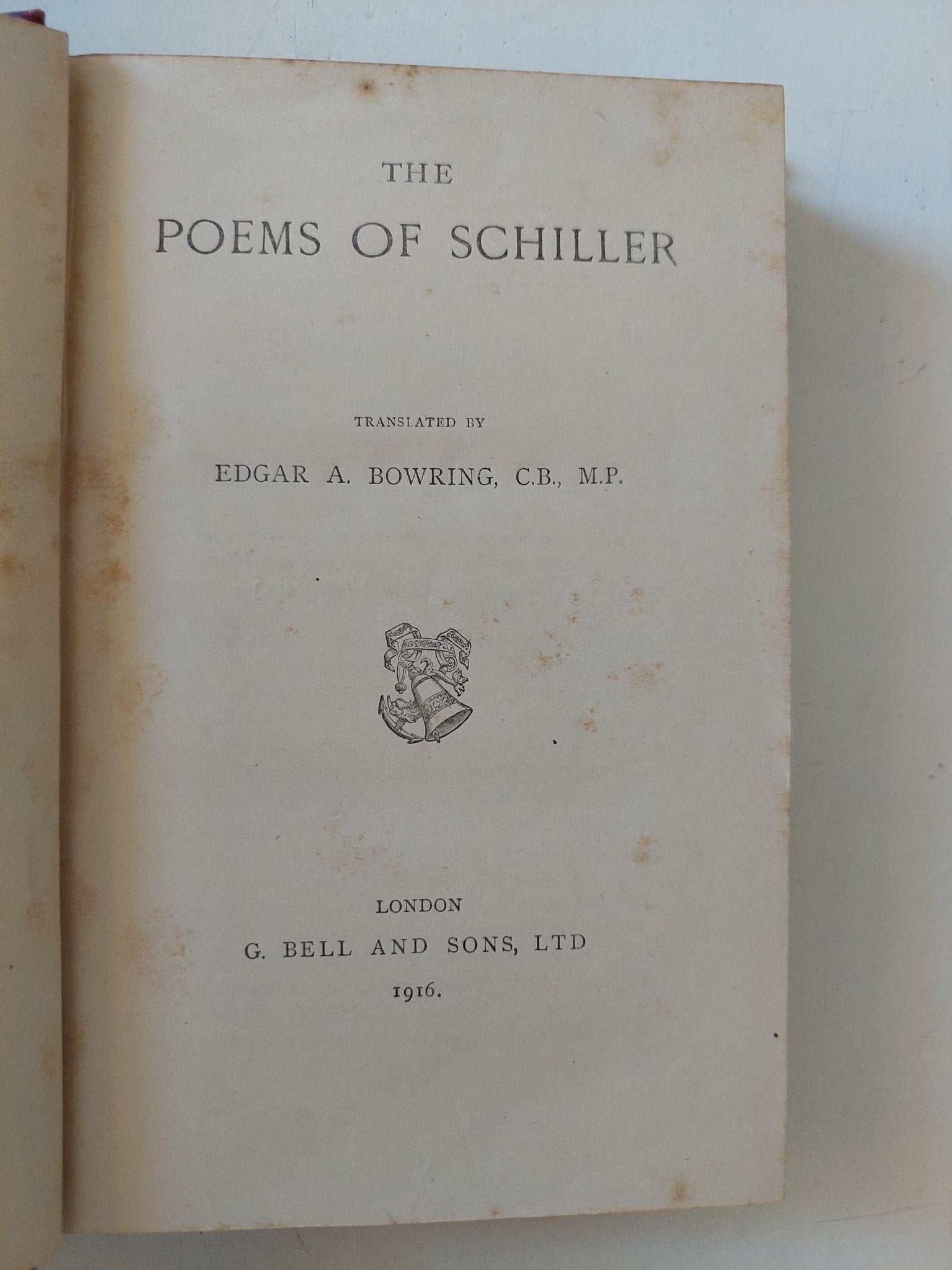 The Works of Friedrich Schiller – ثلاثة مجلدات – طبعات لندن - متجر كتب مصر - متجر كتب مصر