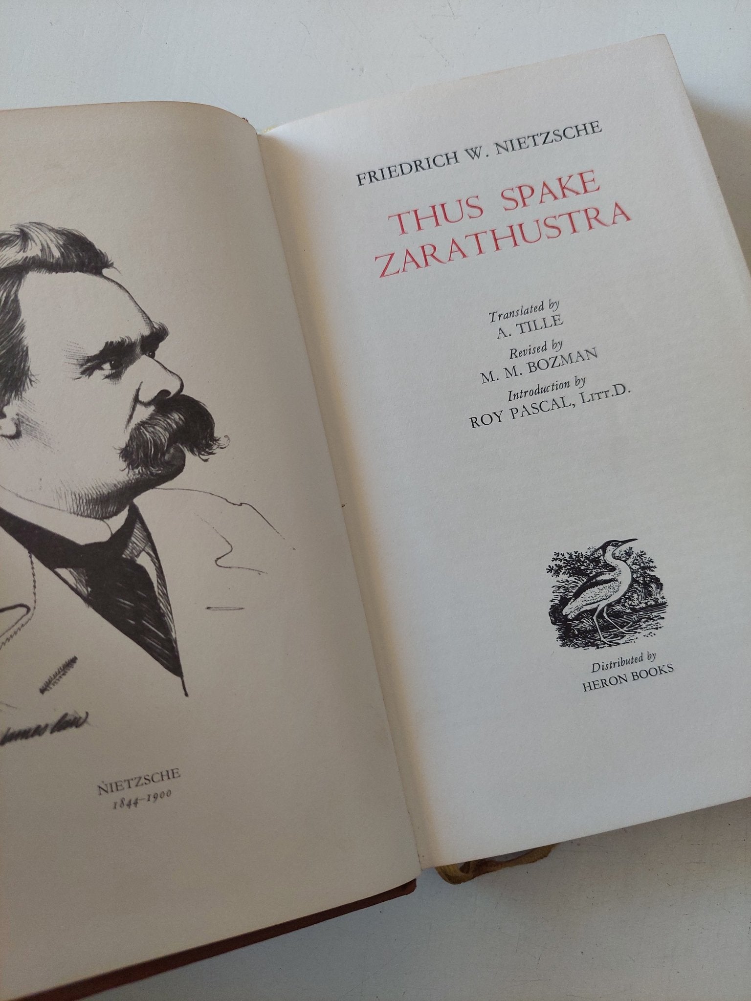 Thus spoke Zarathustra / Friedrich Nietzsche - هارد كفر - متجر كتب مصر - متجر كتب مصر